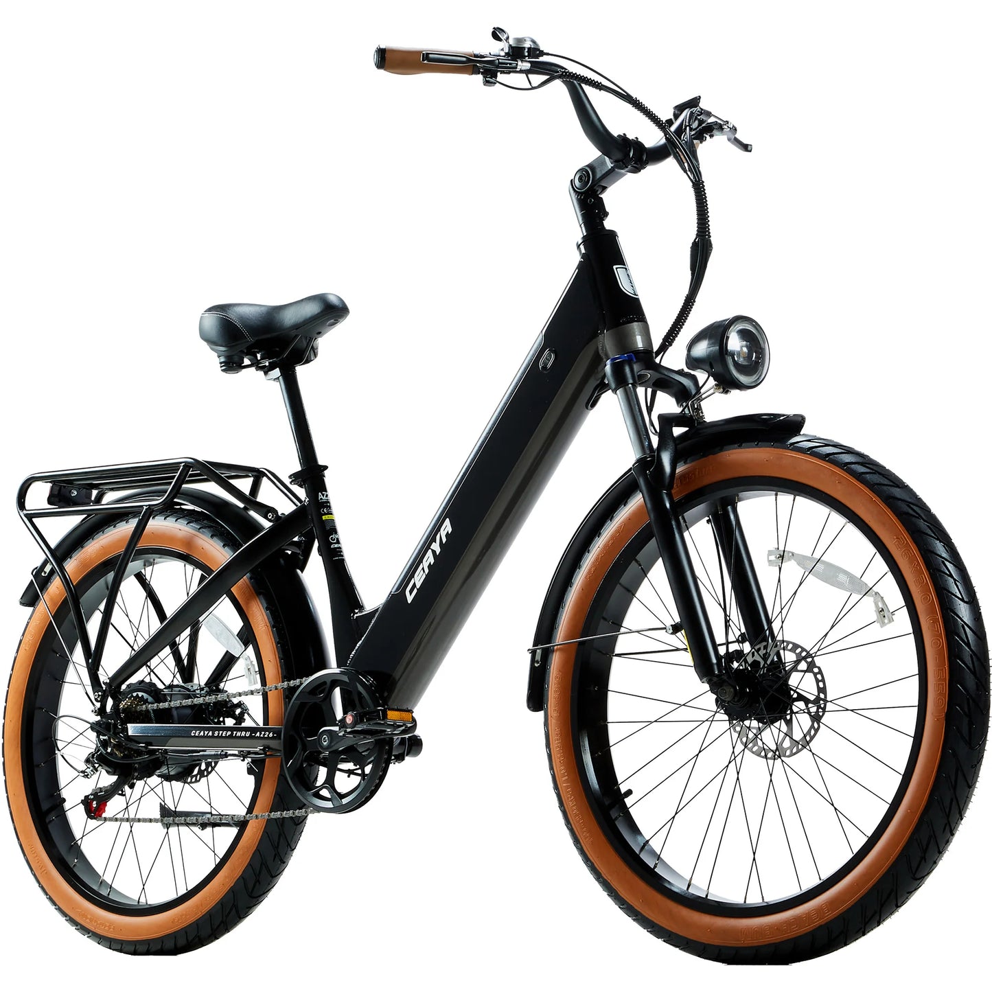 CEAYA  AZ26 Electric Bike 1000W 26Inch Urban City Electric Bike 48V20AH Battery e bike Fat Tyres E-Mountain Bicycle