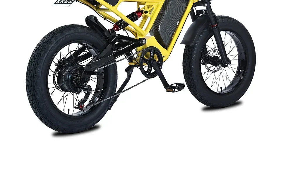 USA Stock Ebikes Full Suspension 1500W 48V 18AH Removable Battery Fat Tire Electric Bicycle Hydraulic Brake Adults Electric Bike