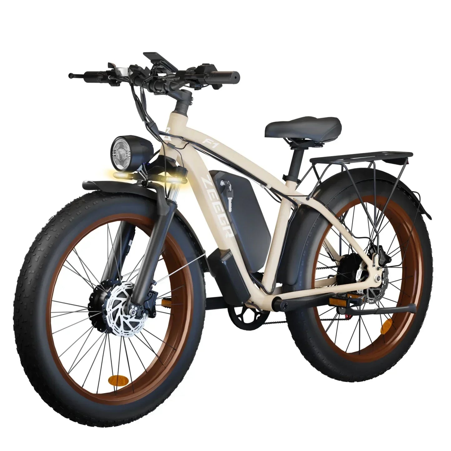 Electric Bicycle new F1 2000w dual motor 48v 22.4ah battery  26inch tire Electric bike adult Hydraulic brake snow beach E-bike