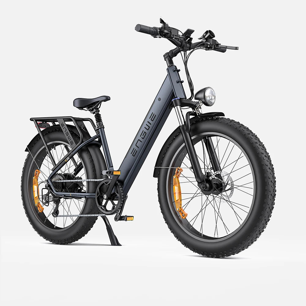 ENGWE E26 ST Adult Electric Bicycle E26 250W 48V16AH Hydraulic Suspension Bike 26*4.0 Fat Tire Bike Mountain Snow E Bike