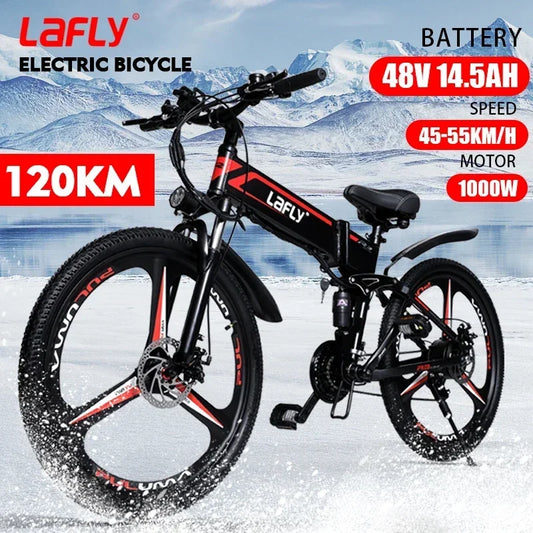 Factory direct delivery of 2025 new LAFLY X3 1000W 48V 17AH urban mountain off-road all-terrain adult electric bicycle