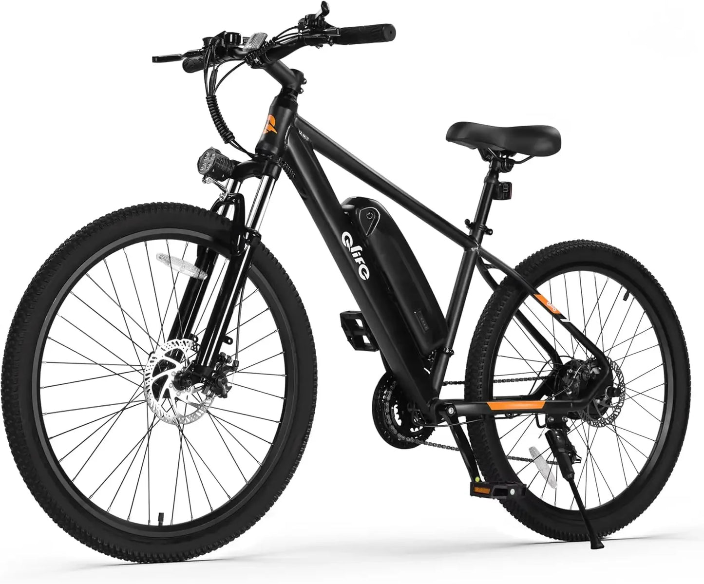 Electric Bike for Adults - 21-Speed Mountain Lightweight Ebike with Peak 750W 22MPH Brushless Motor, 375Wh Removable Battery