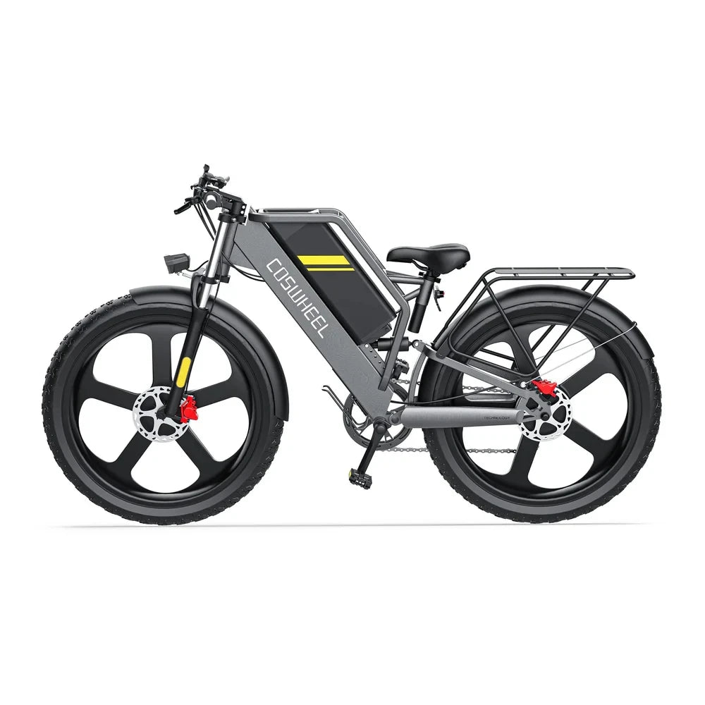 Coswheel Electric Bike 26Inch Mountain electric bicycle T26 Electric Motorcycle 1500W 48V/25Ah Removable Battery Off Road EBike