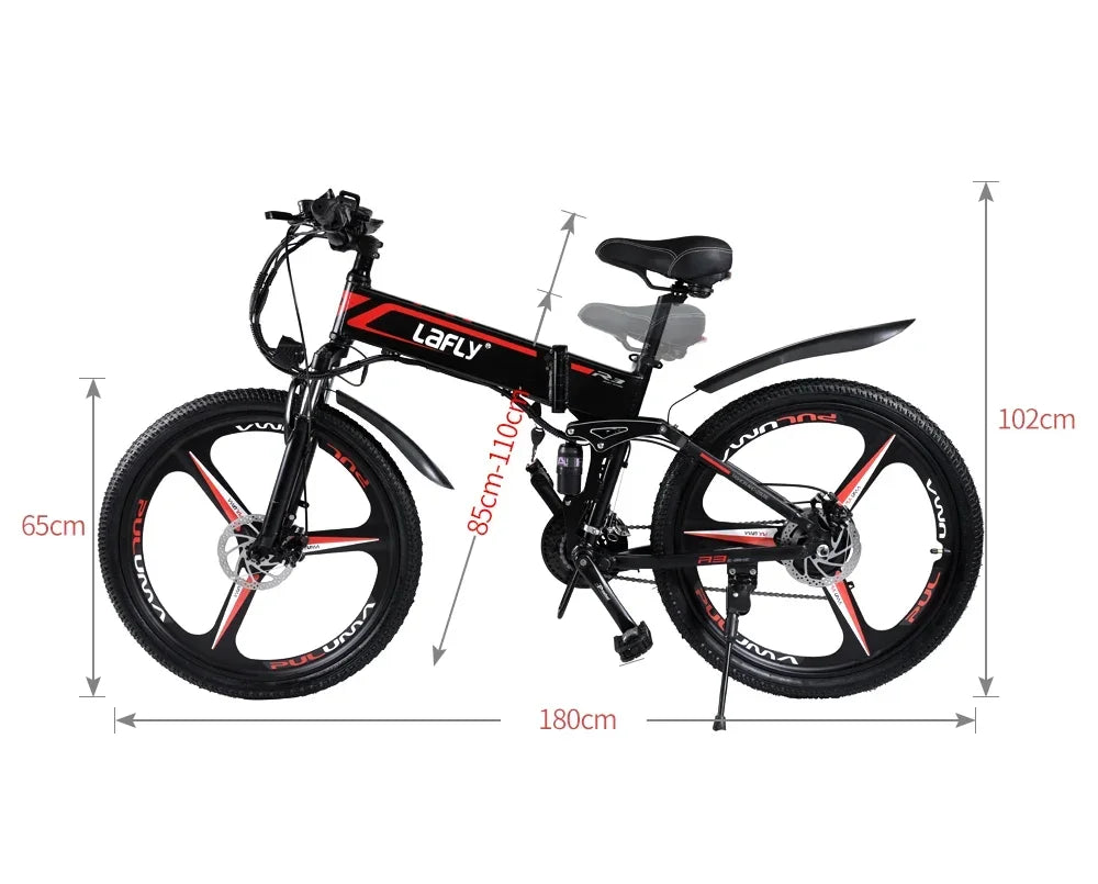 Factory direct delivery of 2025 new LAFLY X3 1000W 48V 17AH urban mountain off-road all-terrain adult electric bicycle