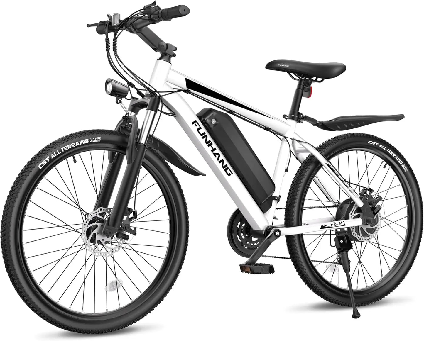 Electric Bike for Adults, 26'' 1000W Peak Ebike,Up to 50 Miles 21.7MPH Electric Mountain Bike with 48V 374.4WH Removable Battery