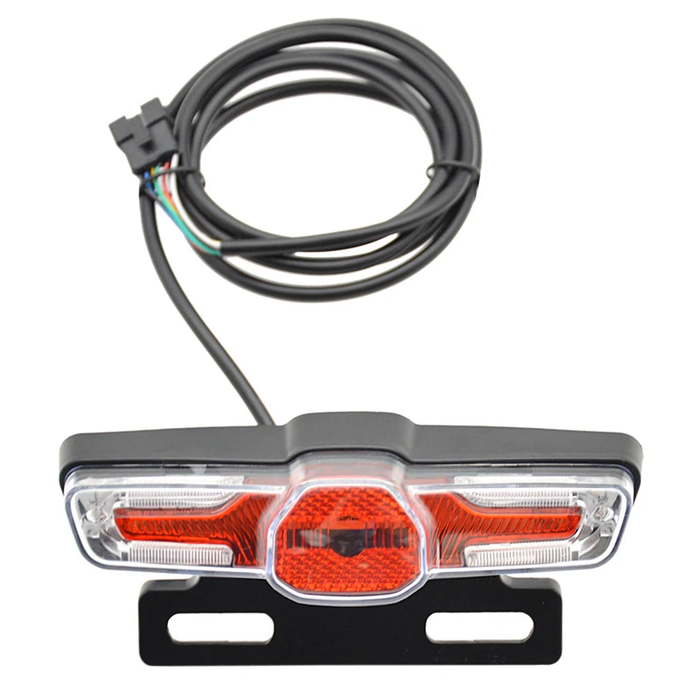 E-Bike Front Brake Rear Light Taillight Set 24V 36V 48V Ebike Headlight with Switch For Electric Bike Scooter Turn Signal Lamp