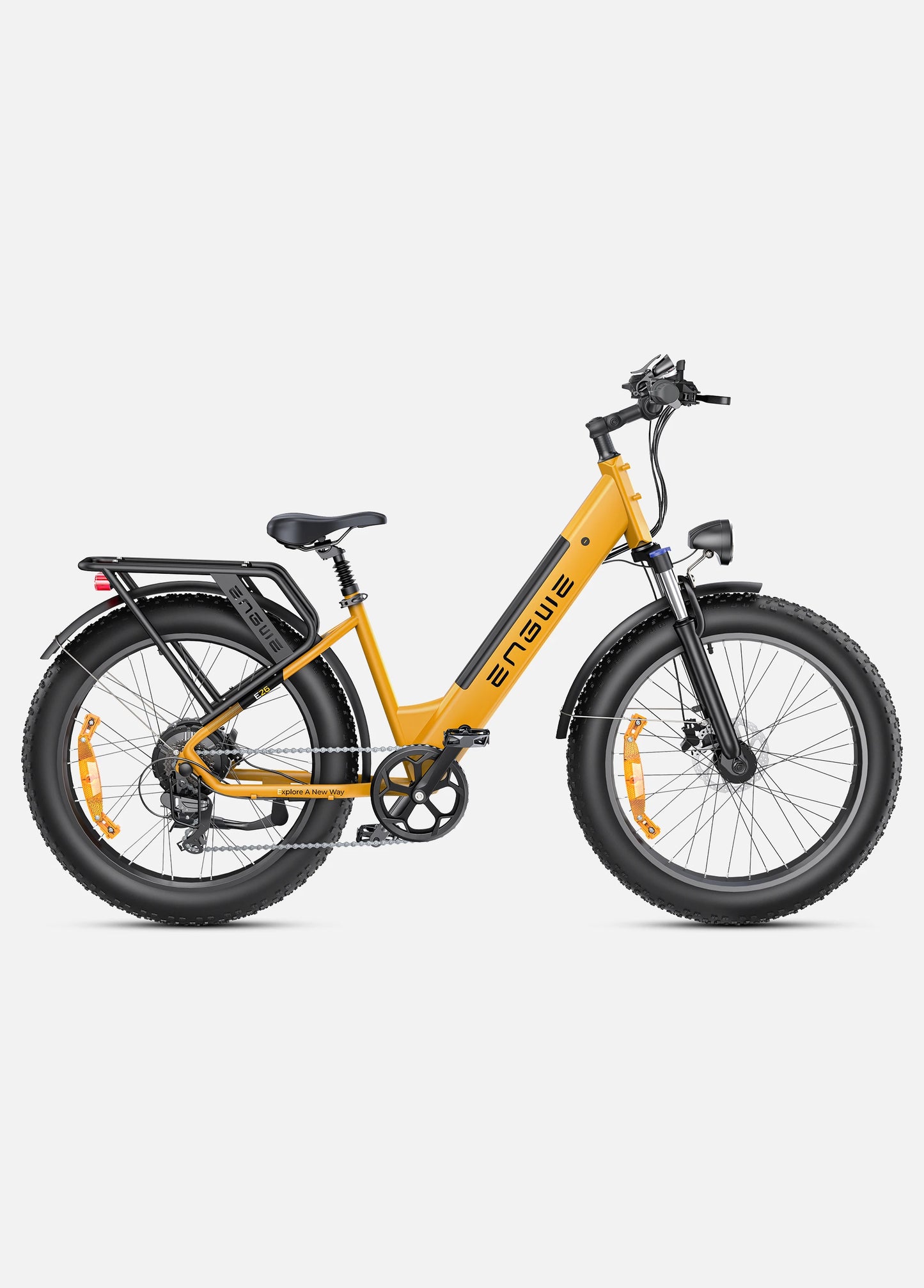 ENGWE E26 ST Adult Electric Bicycle E26 250W 48V16AH Hydraulic Suspension Bike 26*4.0 Fat Tire Bike Mountain Snow E Bike