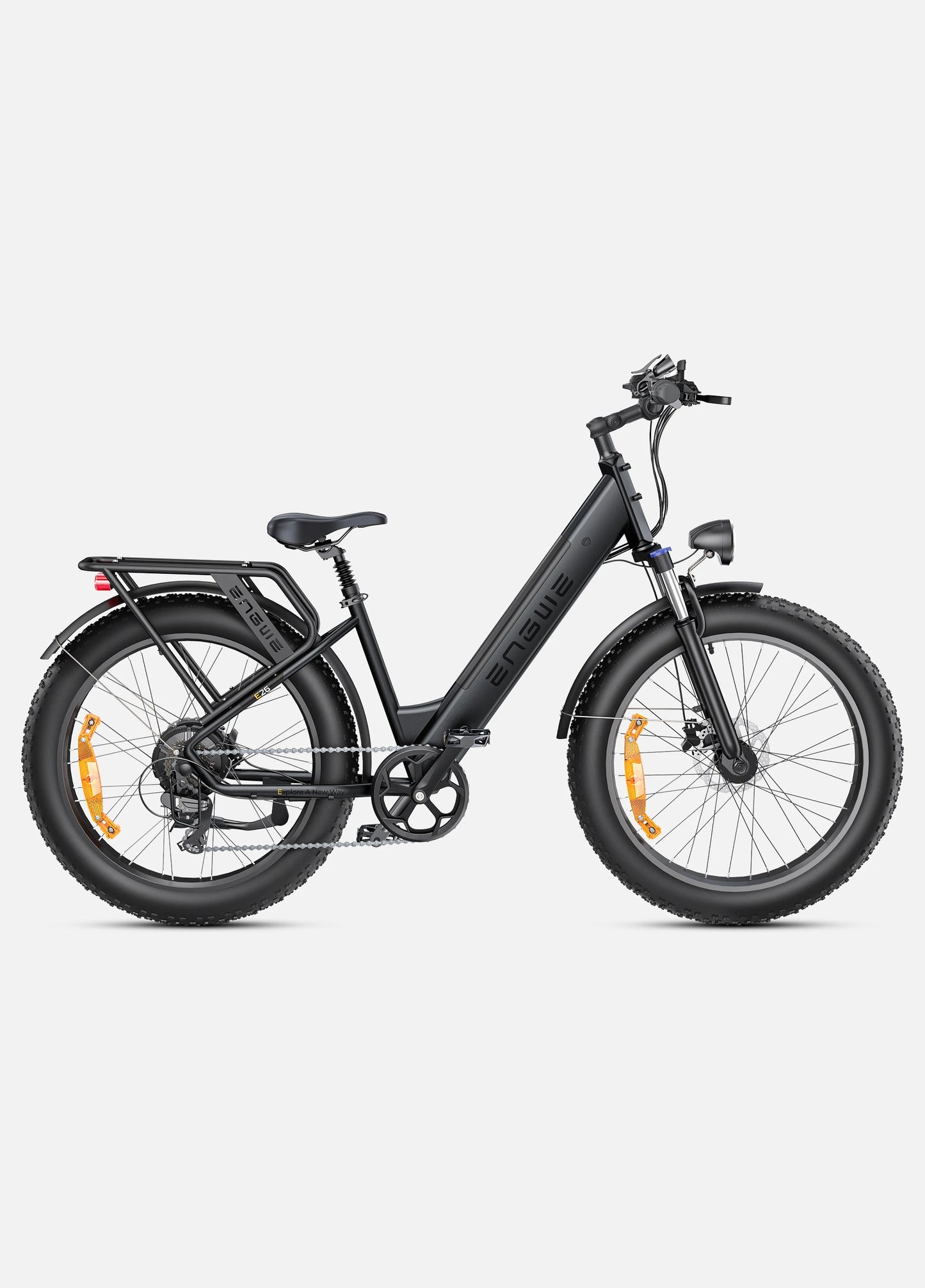 ENGWE E26 ST Adult Electric Bicycle E26 250W 48V16AH Hydraulic Suspension Bike 26*4.0 Fat Tire Bike Mountain Snow E Bike