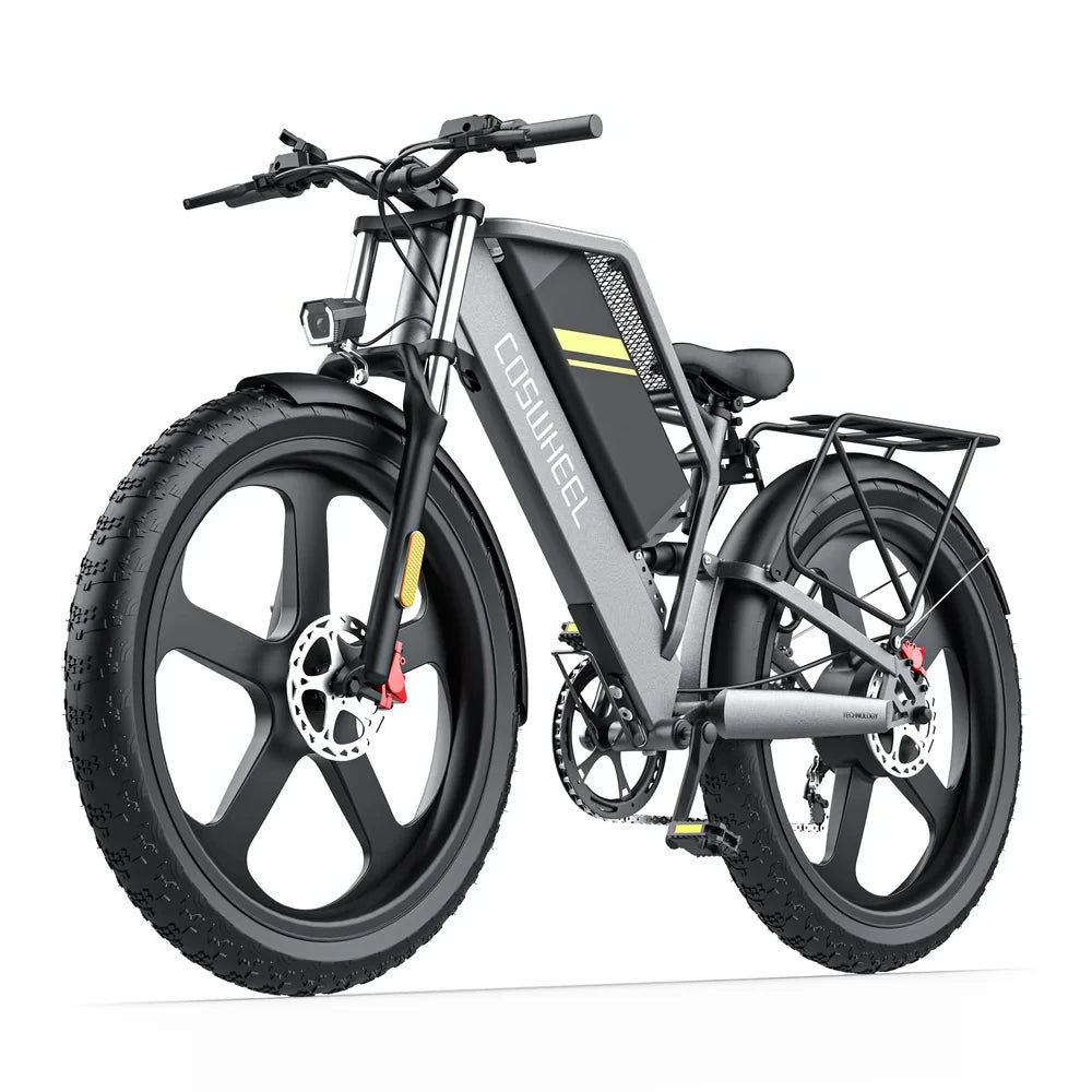 Coswheel Electric Bike 26Inch Mountain electric bicycle T26 Electric Motorcycle 1500W 48V/25Ah Removable Battery Off Road EBike