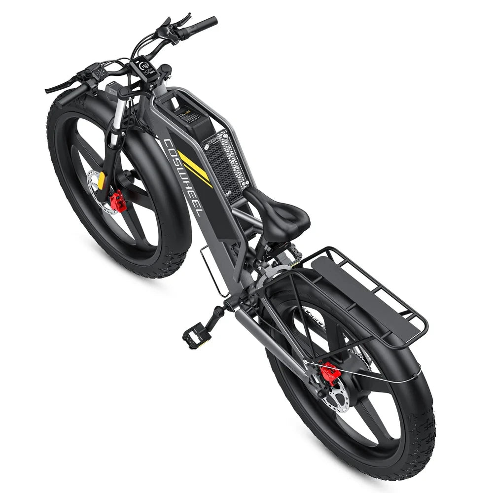 Coswheel Electric Bike 26Inch Mountain electric bicycle T26 Electric Motorcycle 1500W 48V/25Ah Removable Battery Off Road EBike