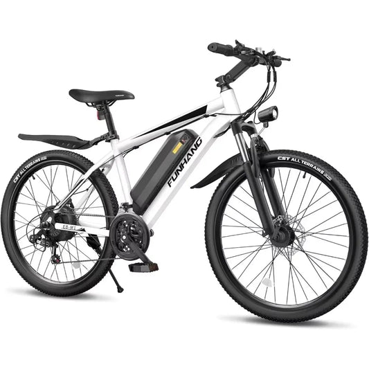 Adult Electric Bike, 750W Peak, 50MPH at 21.7Mph, 26" 48V 374.4WH Battery with Adjustable Stem, Fenders, 21 Speed